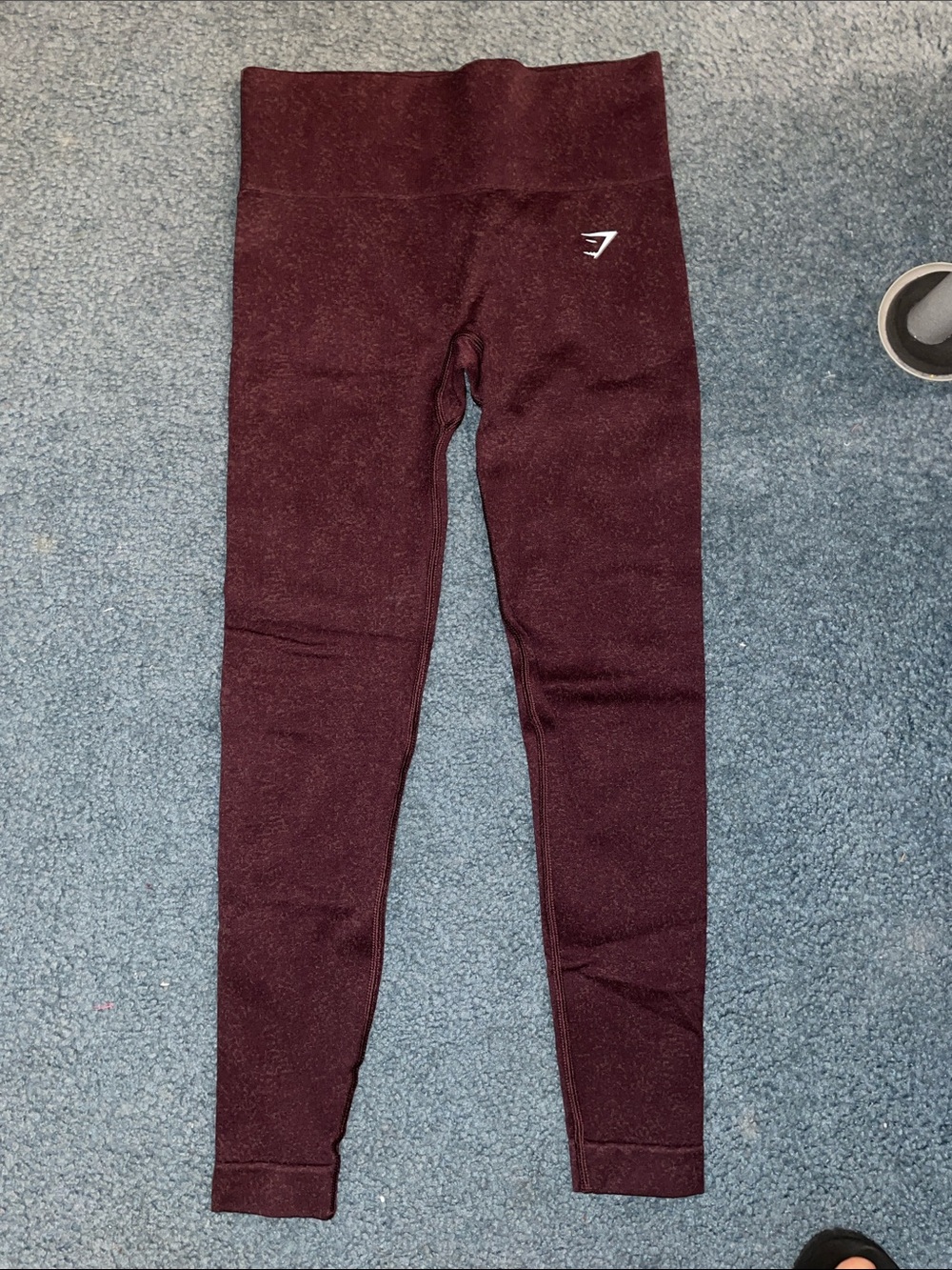 Gymshark Burgundy High-Rise Seamless Leggings